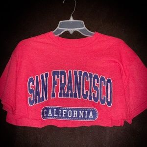 San Francisco crop top